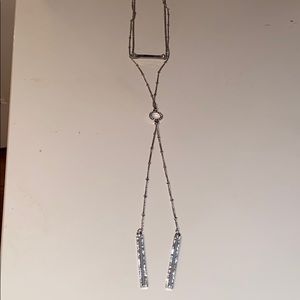 Guess layered sparkly necklace